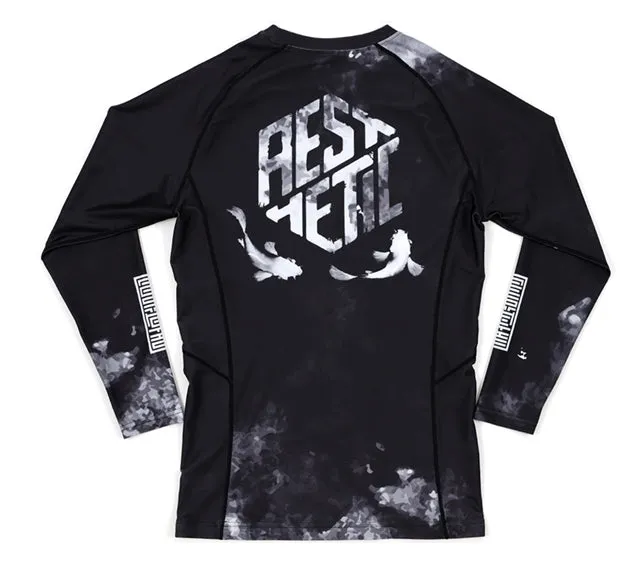 Aesthetic "Sumi-E" Long Sleeve Rash Guard