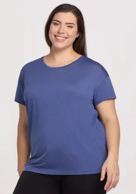 Billie Lounge Tee - Cloudy Bay
