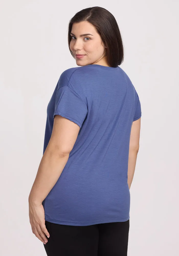 Billie Lounge Tee - Cloudy Bay