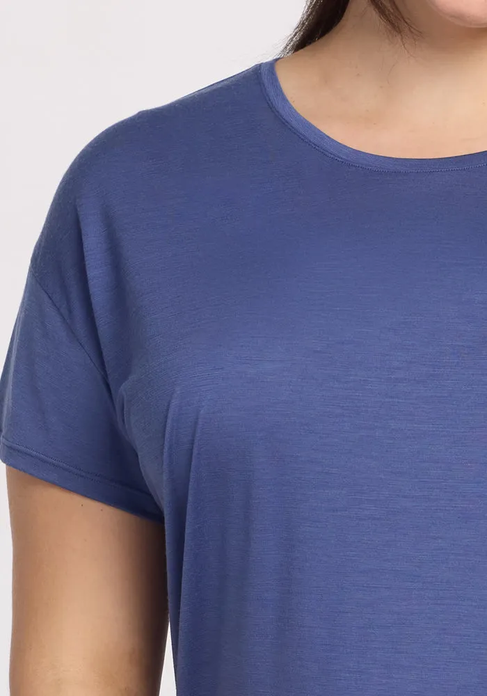 Billie Lounge Tee - Cloudy Bay