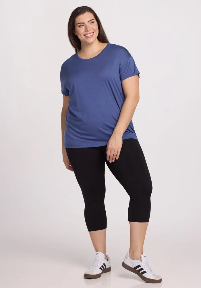 Billie Lounge Tee - Cloudy Bay