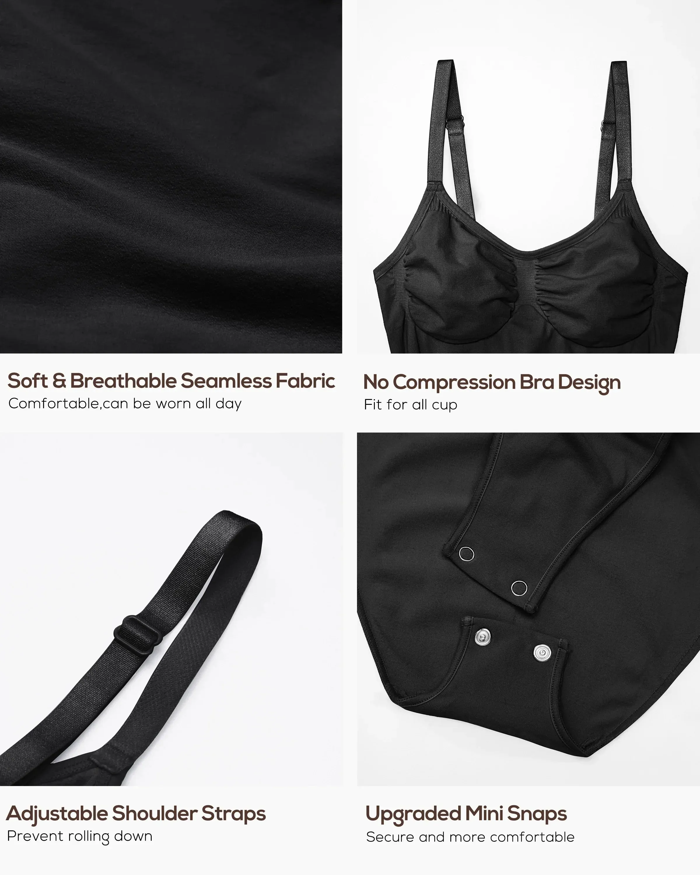 Elegance Tummy Control Seamless Bodysuit