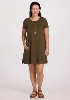 Georgie Dress - Olive Leaf