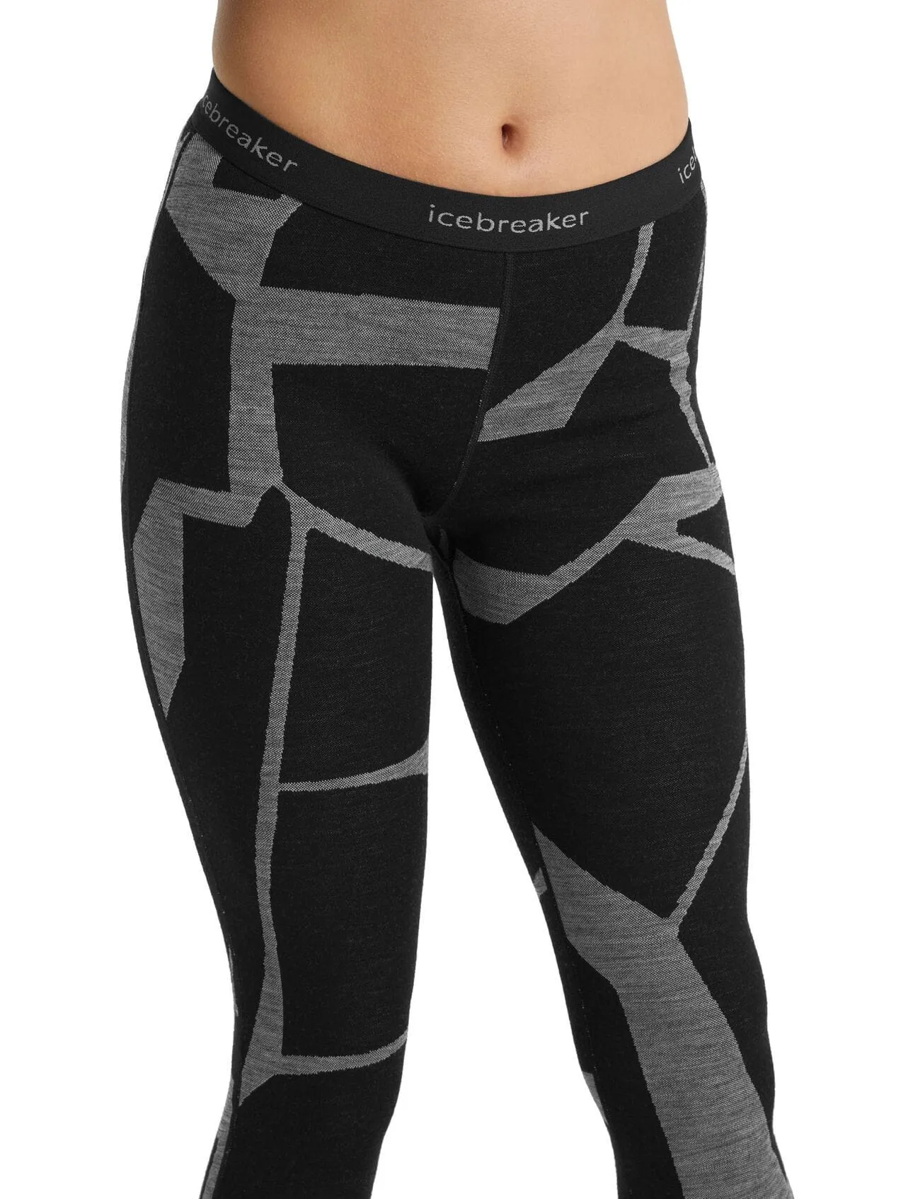 Icebreaker Women 250 Vertex Leggings Fractured Landscapes