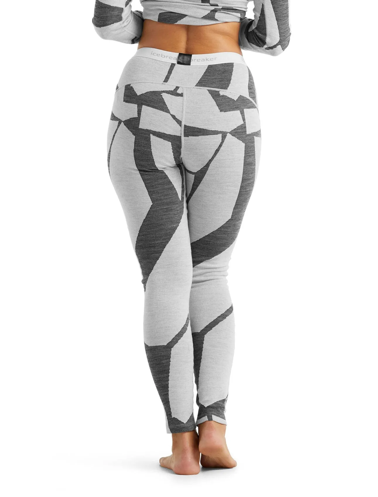 Icebreaker Women 250 Vertex Leggings Fractured Landscapes
