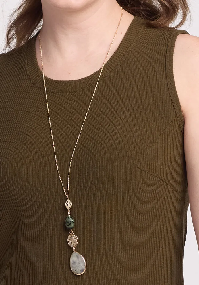 Iris Ribbed Dress - Olive Leaf