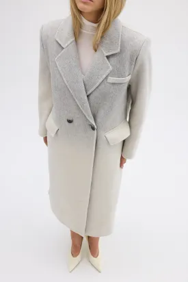Isla Wool Coat - Grey Marle