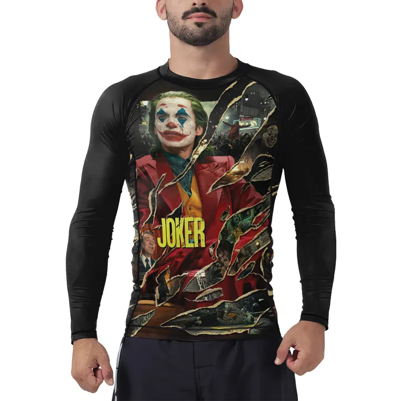 Joker Scene Men's Long Sleeve Rash Guard