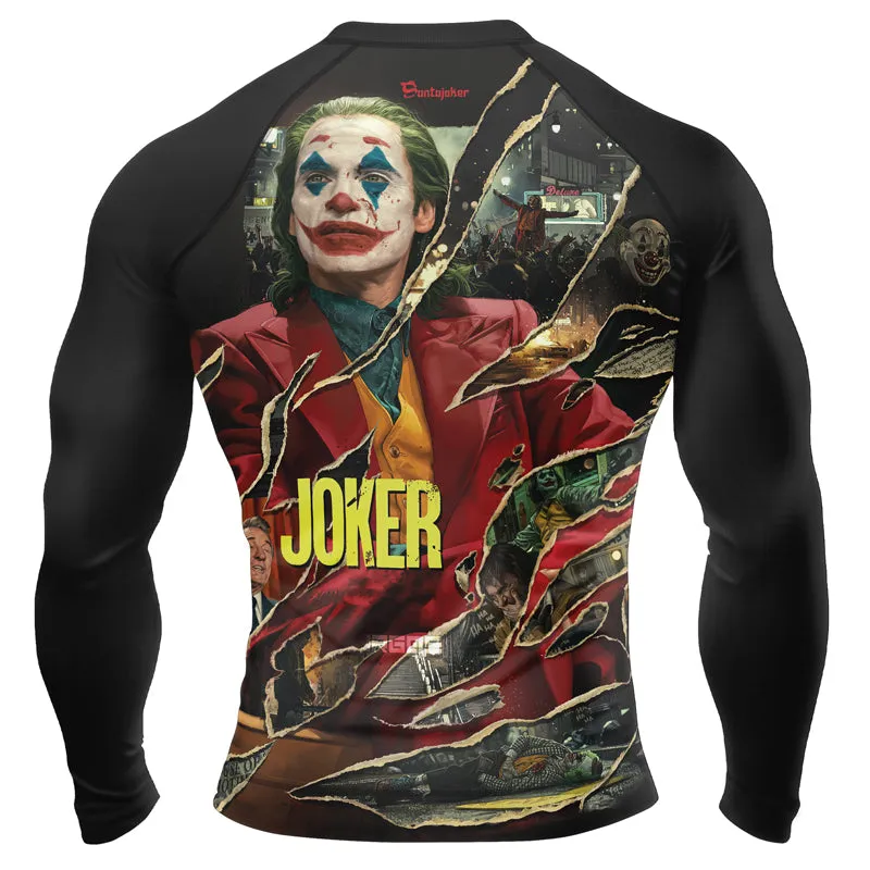 Joker Scene Men's Long Sleeve Rash Guard