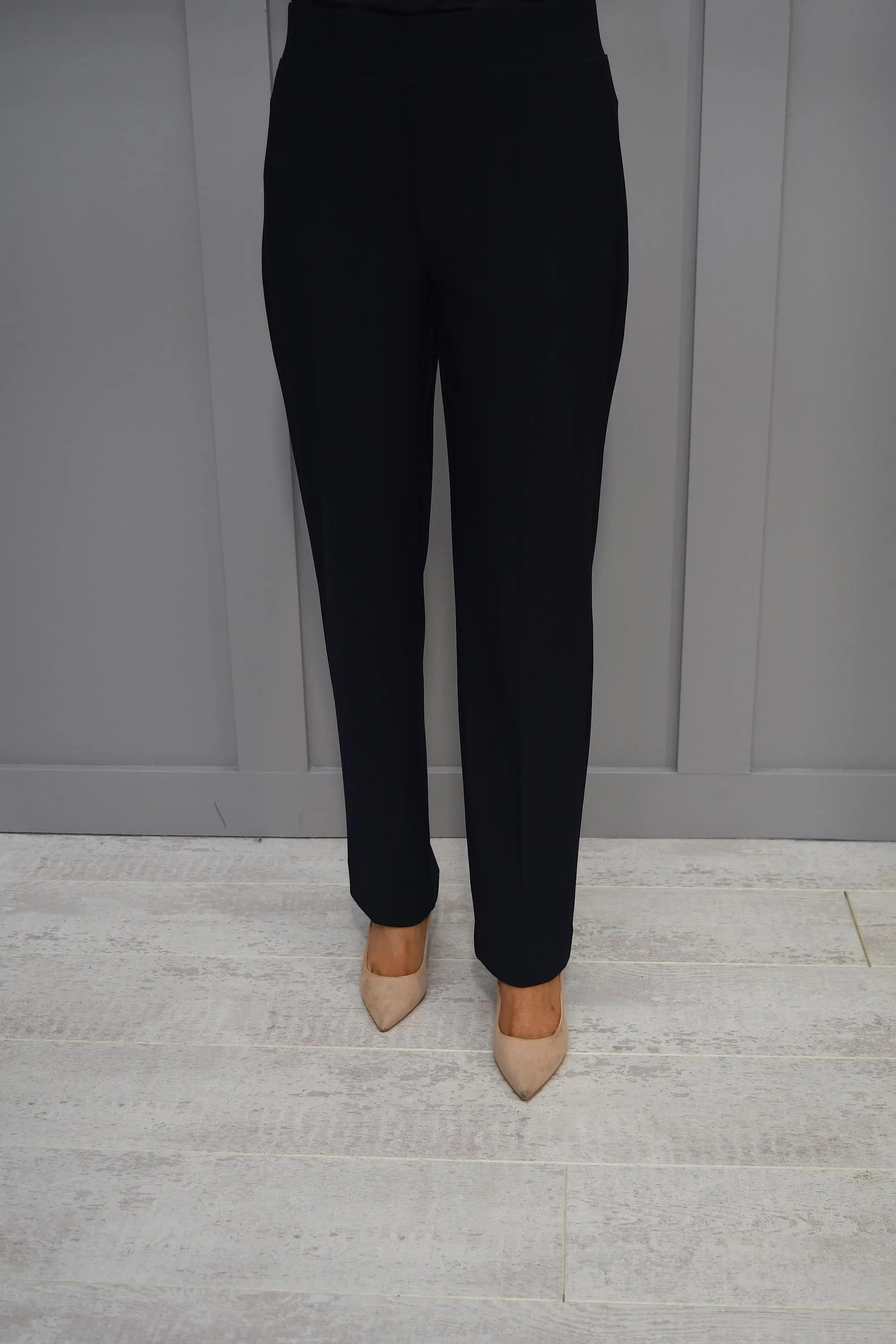 Joseph Ribkoff Navy Slim Leg Trouser - 143105 2166