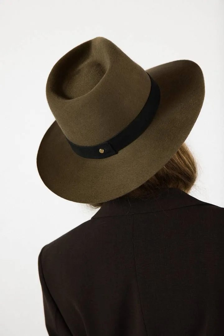 Luca Wool Hat in Camel