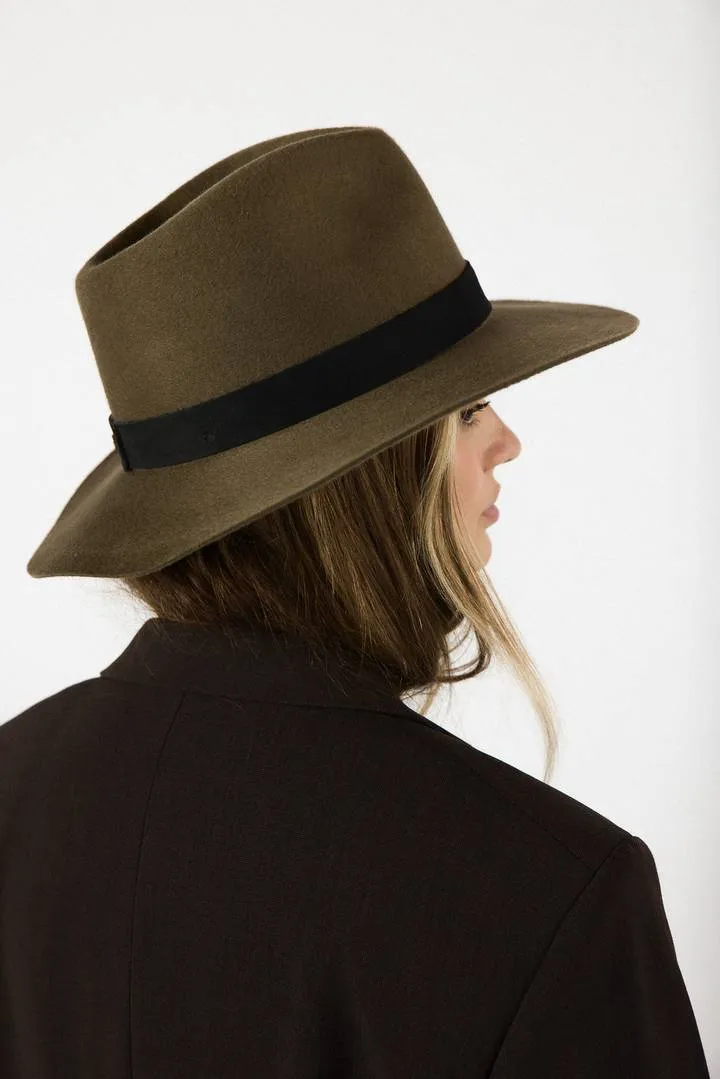 Luca Wool Hat in Camel