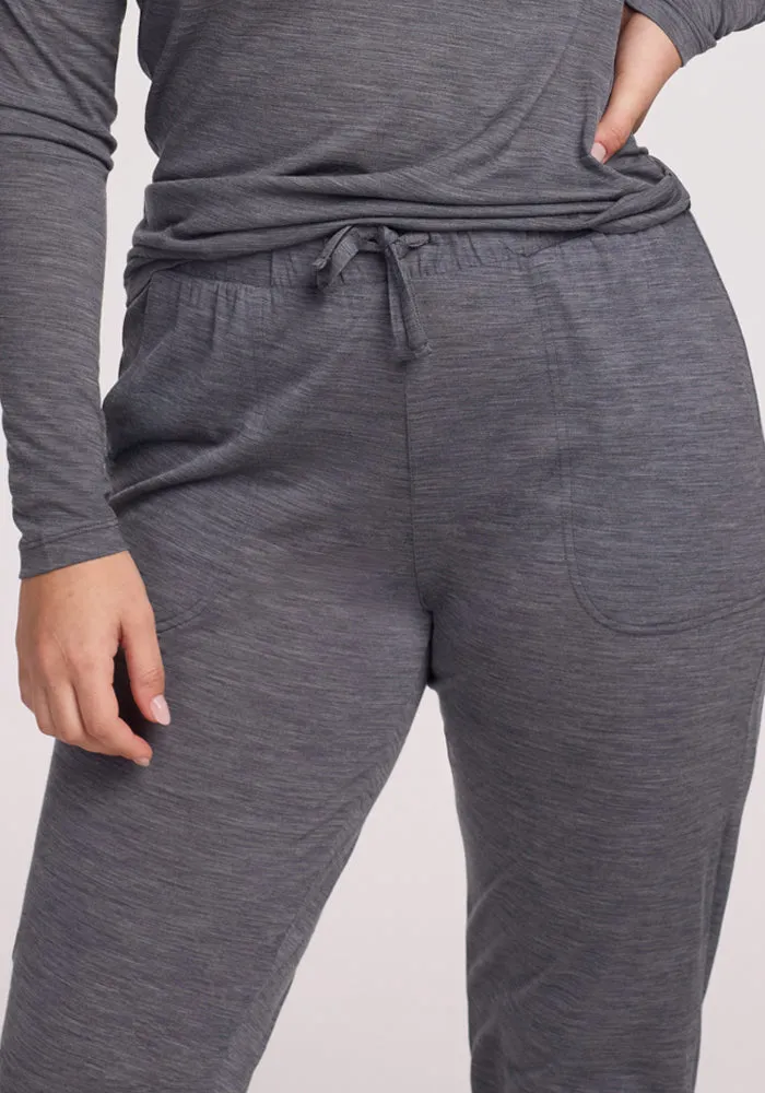 Mary Kate Lounge Pants - Graphite Heather