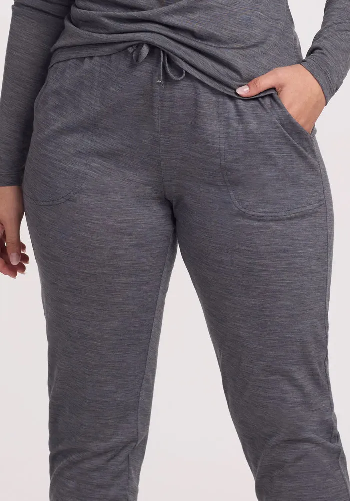 Mary Kate Lounge Pants - Graphite Heather