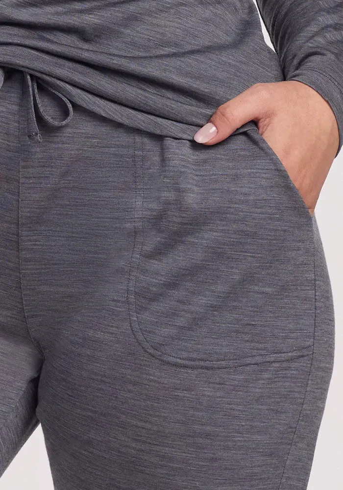 Mary Kate Lounge Pants - Graphite Heather