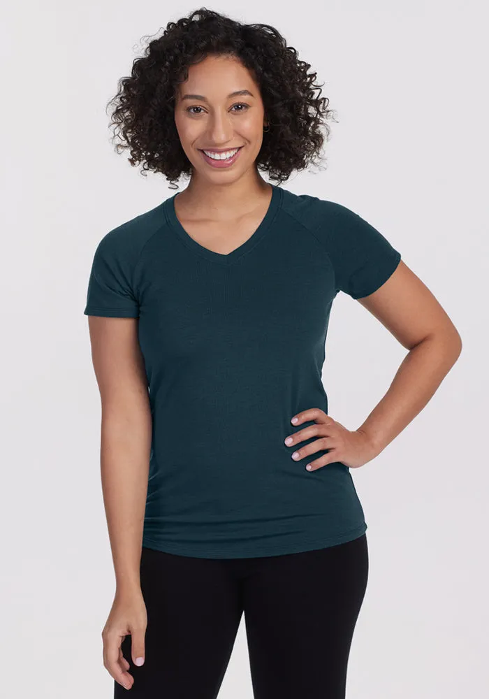 Mia V Neck - Enchanted Forest
