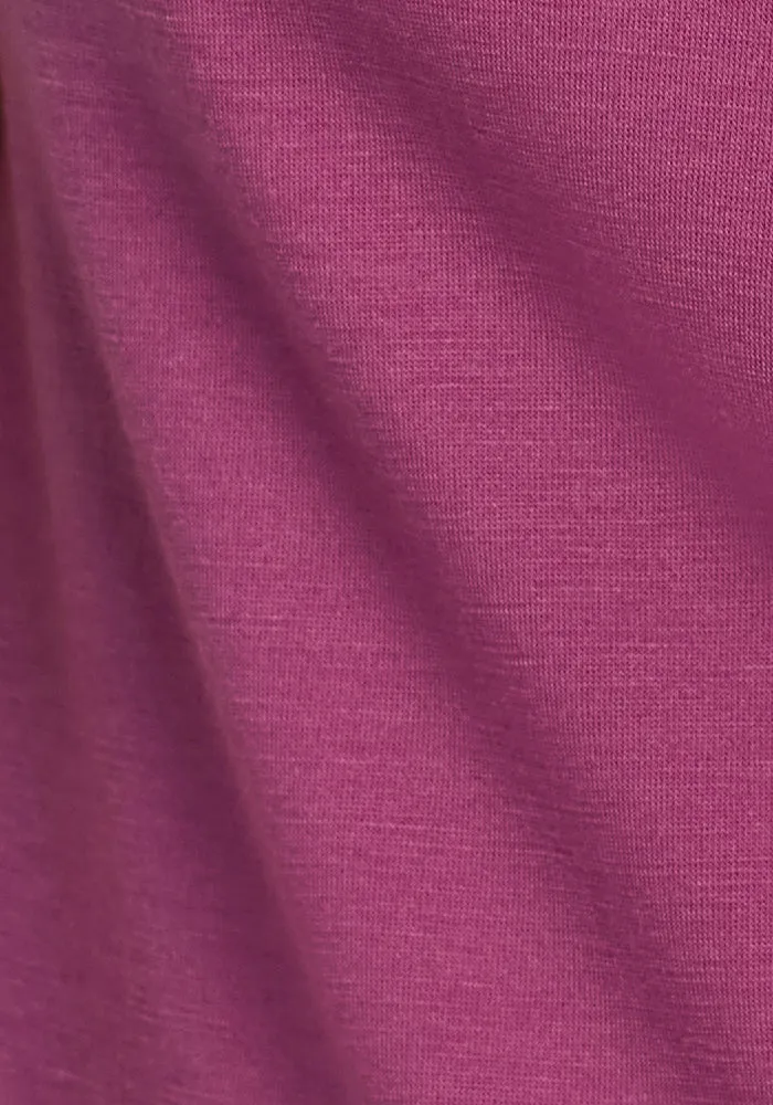 Mia V Neck - Jam Berry