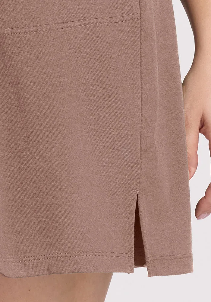 Rissa A Line Dress - Toasted Almond