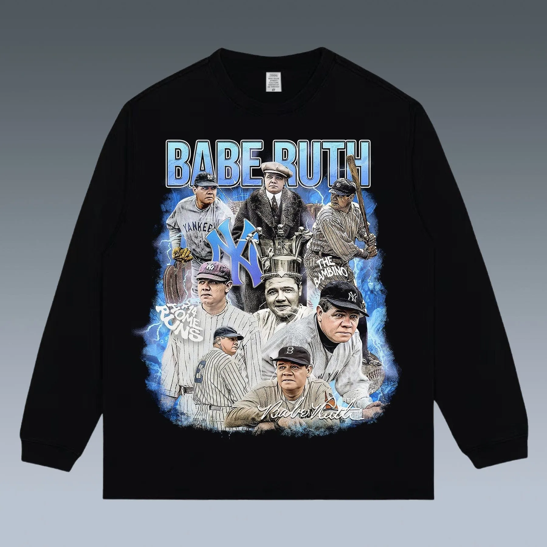 VINTAGE LONG SLEEVE TEE | BABE RUTH