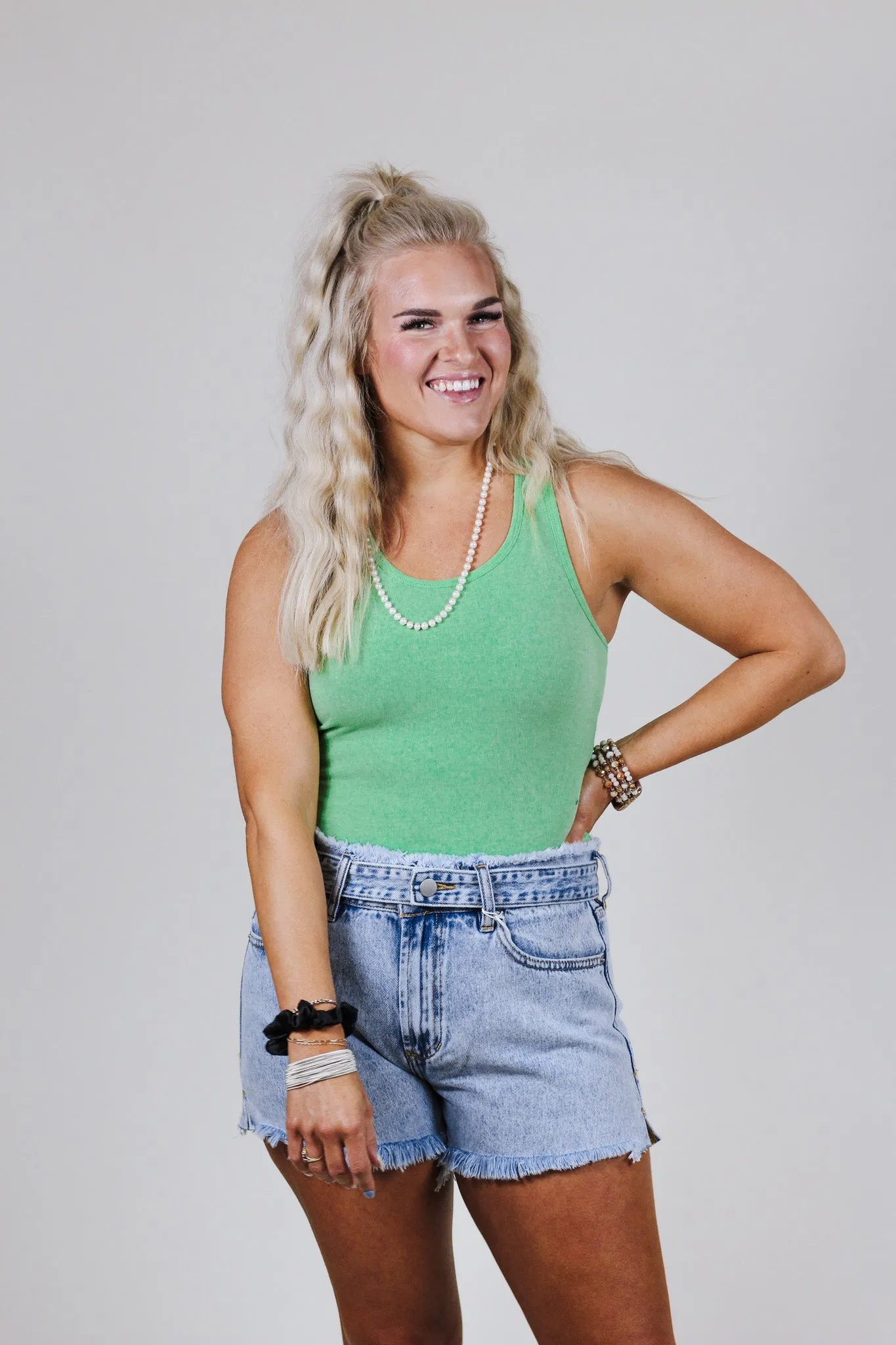 Waiting For You Green Bodysuit