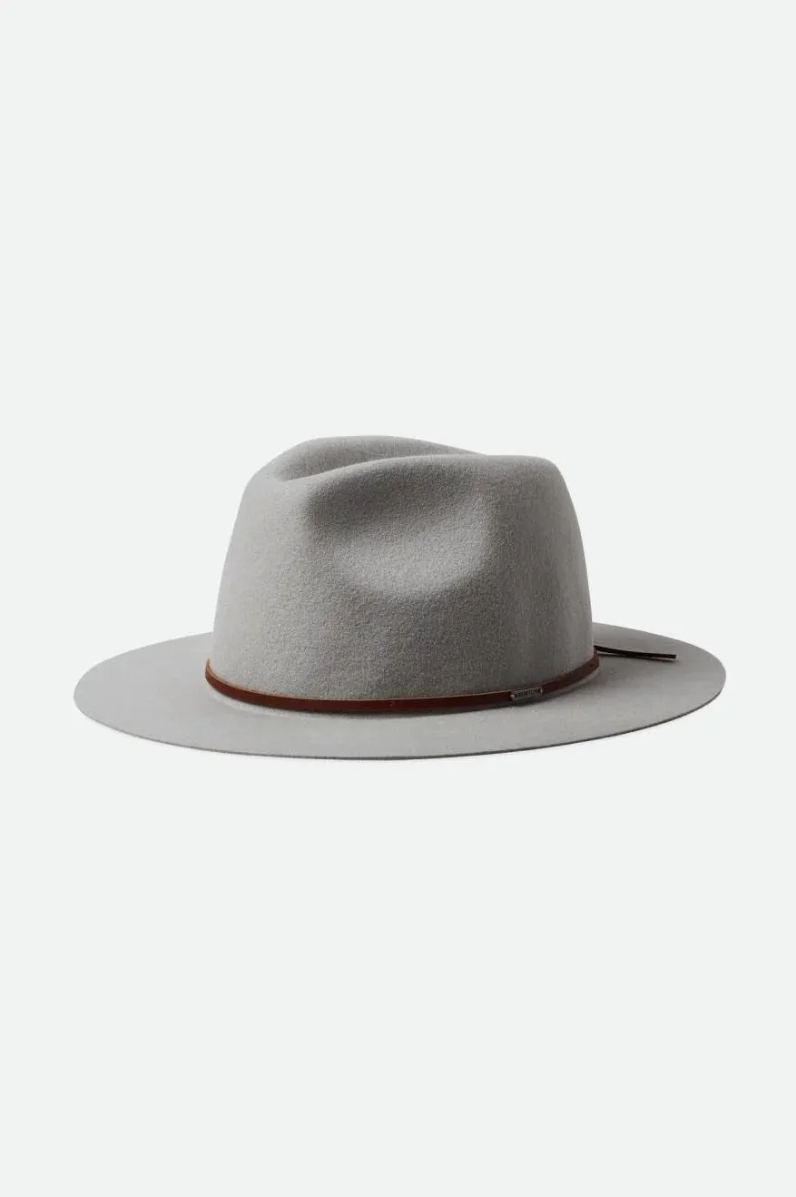 Wesley Packable Fedora | Mineral Grey