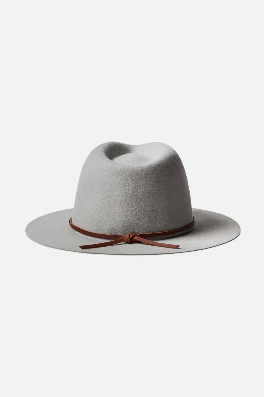 Wesley Packable Fedora | Mineral Grey