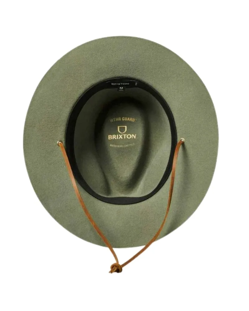 Wesley Weather Guard Packable Fedora - Light Moss